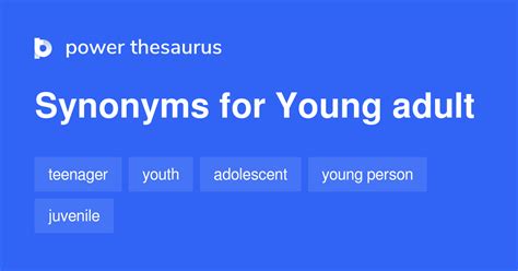 youngster synonym|young adult synonyms.